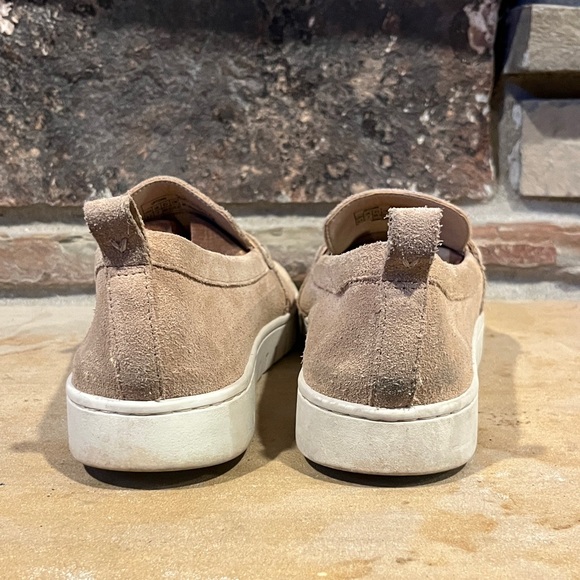 Vionic Uptown Tan Suede Penny Loafers - Picture 7 of 10